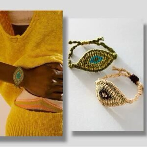 Free People Camp Braided Bracelets - Set of 2 - Picture 1 of 5